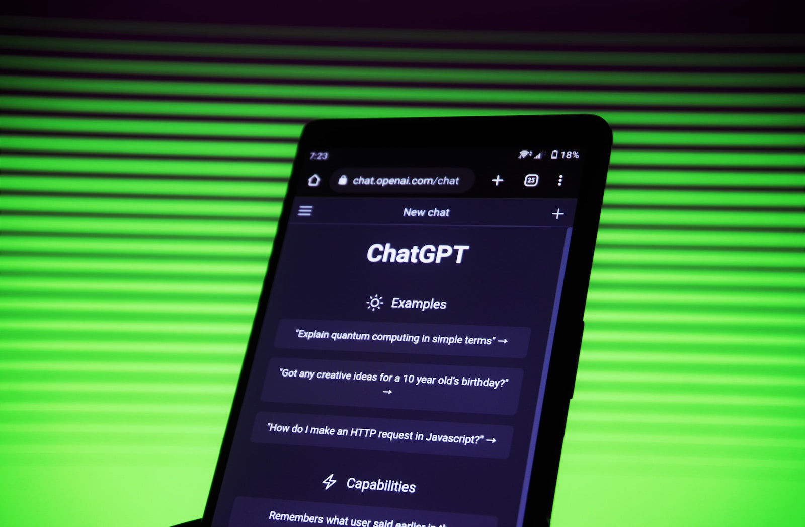 OpenAI's new ChatGPT iOS App interface